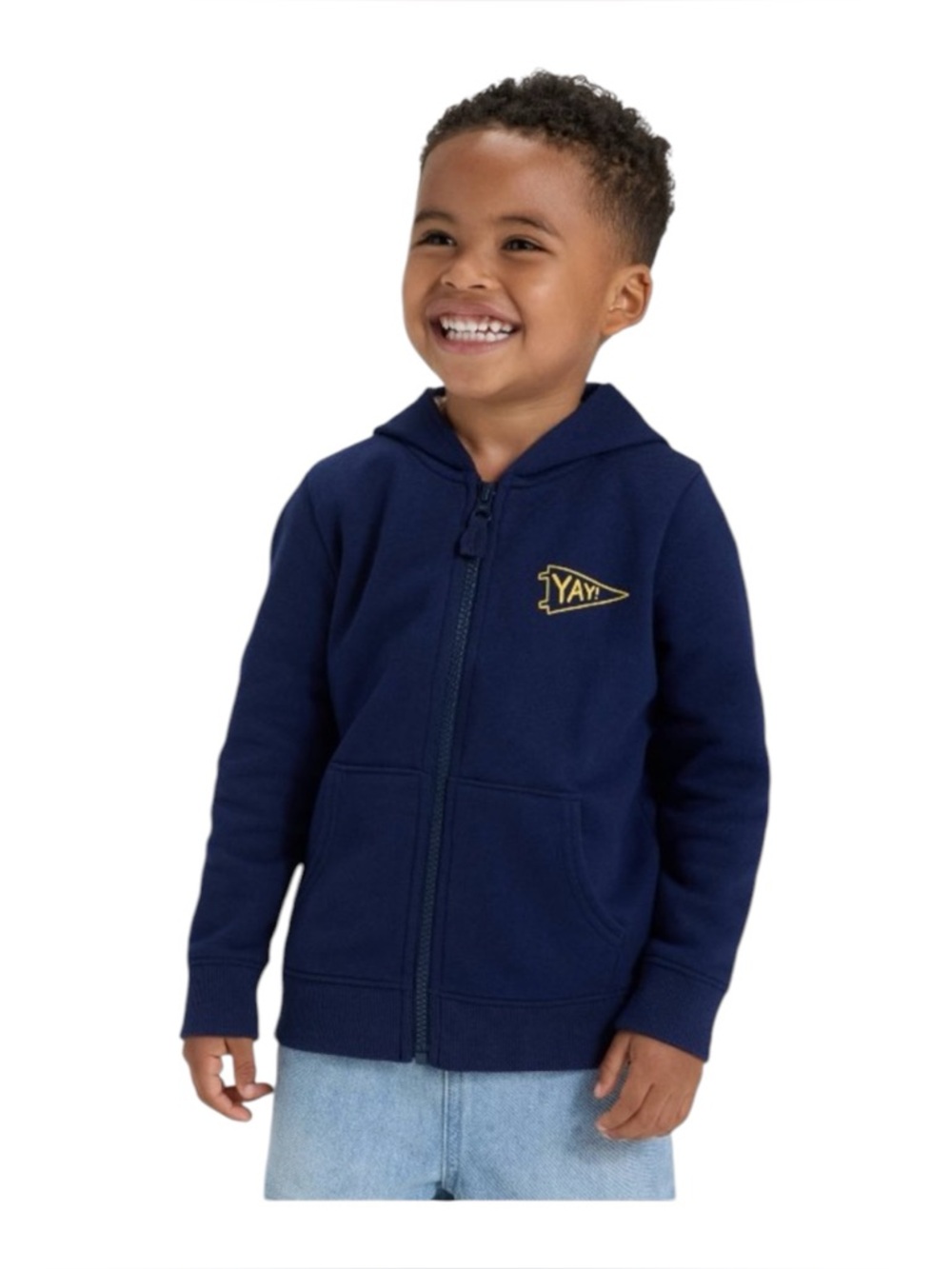 Toddler Boys' Fleece Zip-Up Hoodie Sweatshirt
